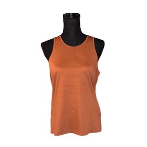 COS Cognac sleeveless shirt size Medium